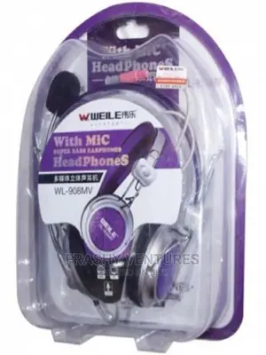 Stereo With Mic Weile Headphones