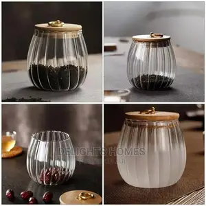 500ml Glass Jars With Bamboo Lid-