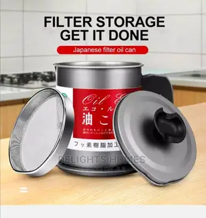 1. 6litres Oil Filter and Dispenser Pot