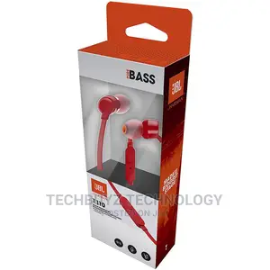 JBL Tune 110 in-Ear Earphones - Red