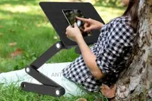 It Has 2 CPU COOLING FANS Adjustable Laptop Stand, RAINBEAN