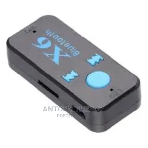 Easy Pairing X6 Car Bluetooth With Music Receiver and Aux Ad
