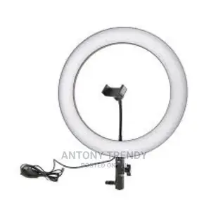 LED Ring Light (36cm) + Light Stand + DC Power Adap