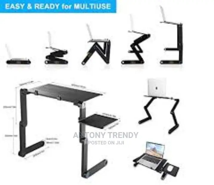 FLEX DESK Adjustable Laptop Stand – Portable Lightweight Sta