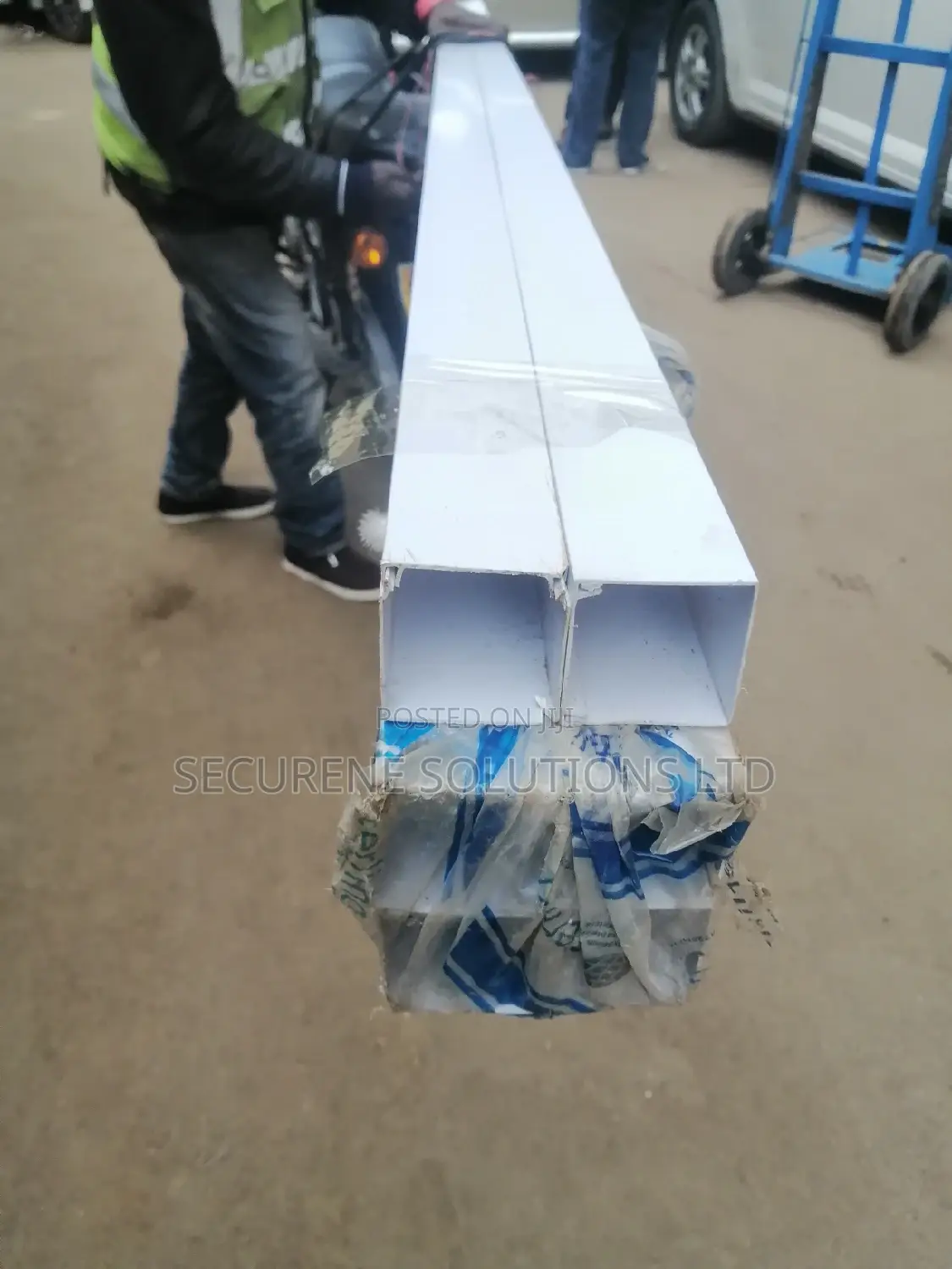 PVC Trunking 2by2/50mm by 50mm 3metre.
