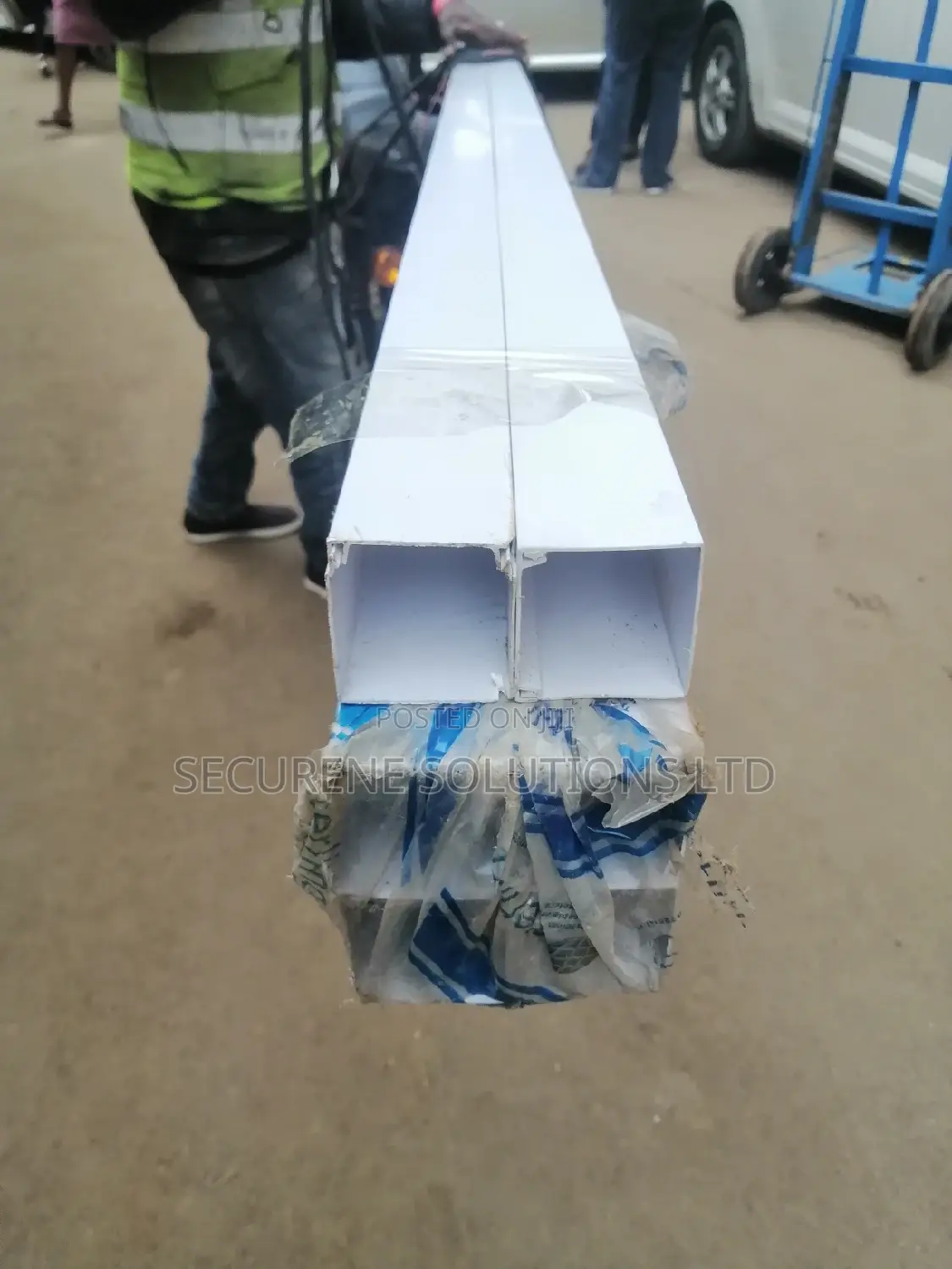 PVC Trunking 2by2/50mm by 50mm 3metre.