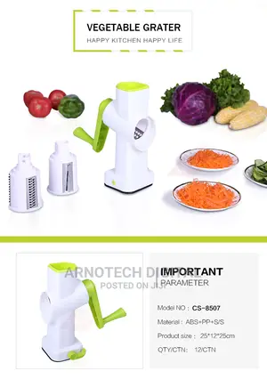 3in1 Rotary Grater/ Slicer/ Chopper