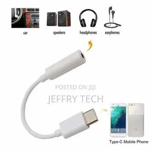 3.5mm AUX Jack Female to USB 3.1 Type-C Male Audio Cable Ada