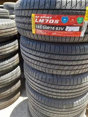 185/55 R16 Dunlop Tyre Made in Thailand