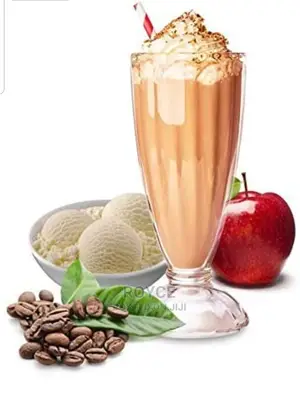 6pc Glass Milkshake Glasses