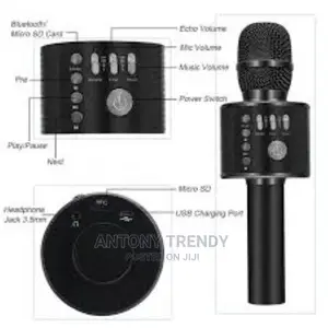 Generic Wireless Bluetooth Karaoke Microphone Sing Party