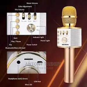 Generic Wireless Karaoke Microphone Speaker Handheld