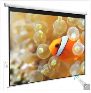Motorised Projector Screen 200 X 200cm Electric