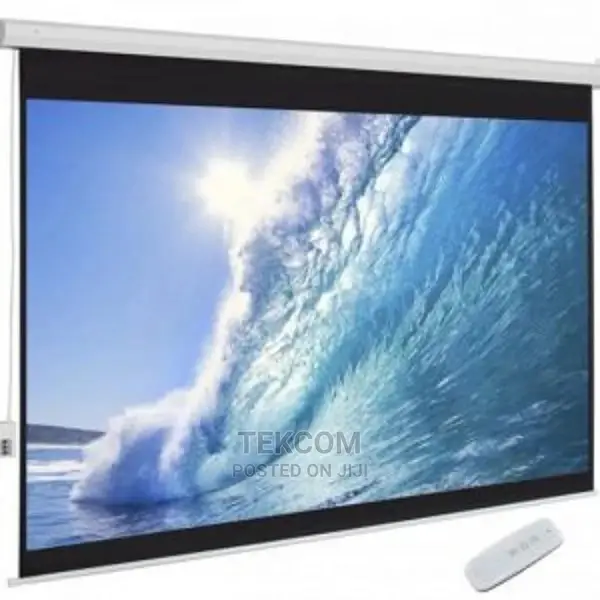 Motorised Projector Screen 300 X 300cm Electric