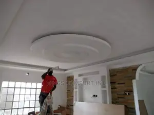 Gypsum Ceilings and Tv Stand