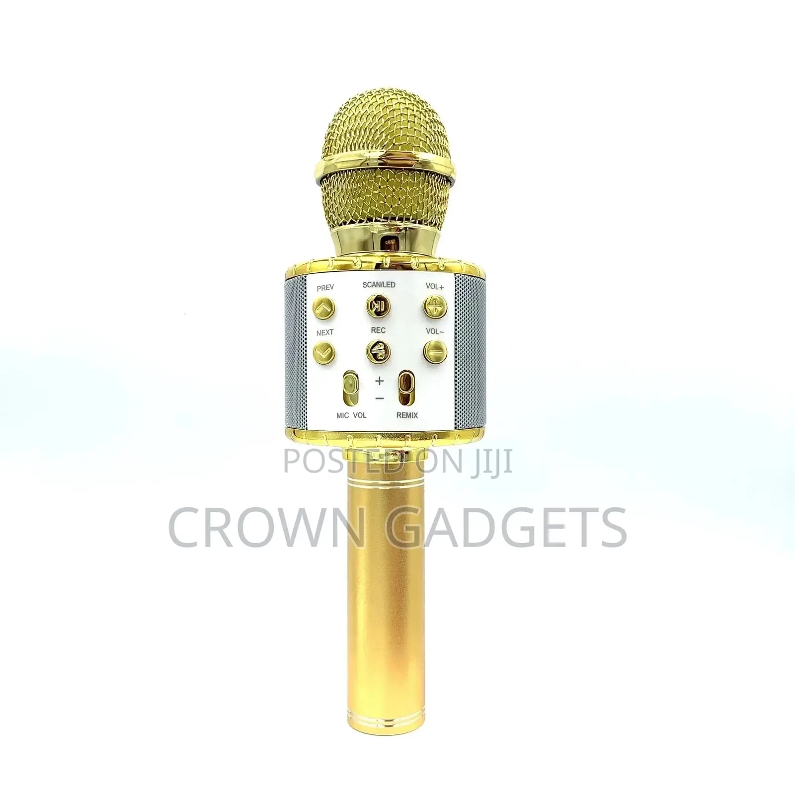 Wireless Bluetooth Karaoke Microphone Controllable LED