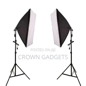 Photography Video Studio Lighting 50*70cm Soft Box + 4-Socke