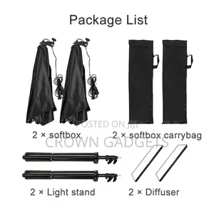 Photo Video Studio Lighting E27 Lamp Holder Softbox Stand