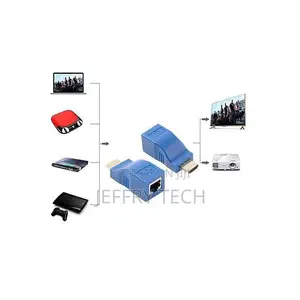 2pcs 1080P HDMI Extender to RJ45 Over Cat5e/6 Network LAN Et