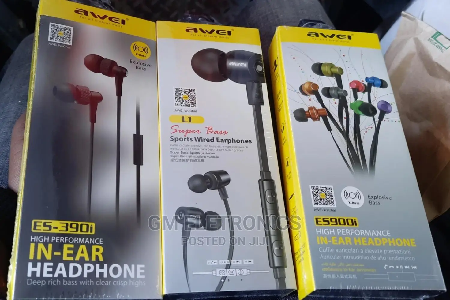 Awei Wired Earphones.
