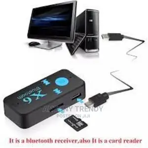 Amazing X6 Car Bluetooth 3.5mm AUX Audio Music Hands-Free Ad
