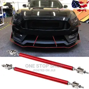 Adjustable Bumper Lip Diffuser Tie Bar Rod Support Kit