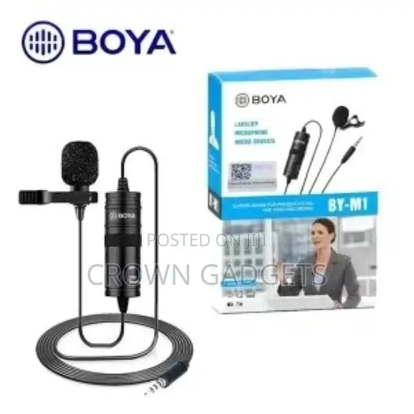 BOYA BY-M1 Omnidirectional Lavalier Interview Microphone