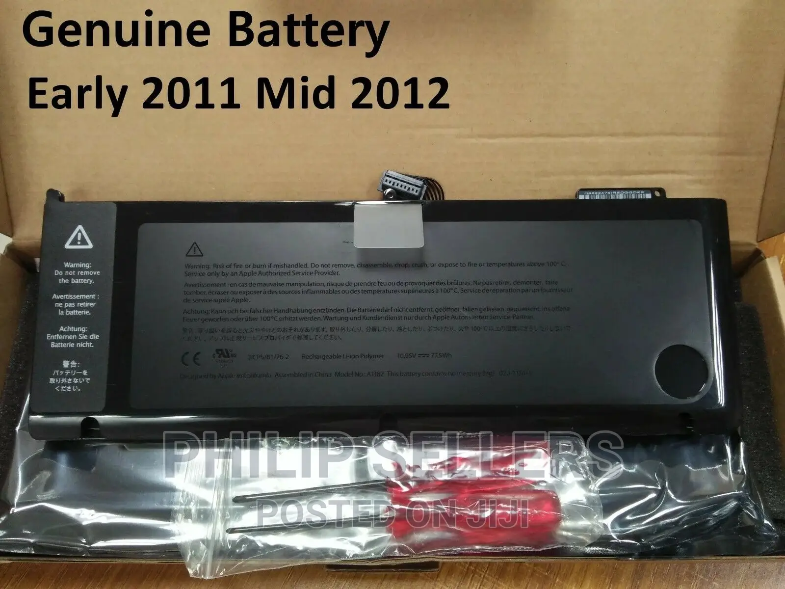 Battery for Apple Macbook Pro Unibody 15" A128