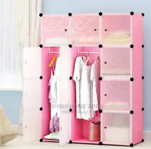 Plastic Wardrobe 3 Column