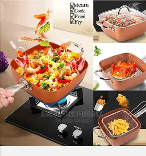 Copper Pan With Handle