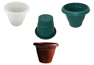 Plastic Flower Pots - Garden Planters (14 Inch)