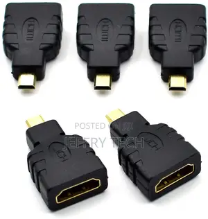 5 Packs Micro HDMI to HDMI Type D Male to HDMI Female Couple