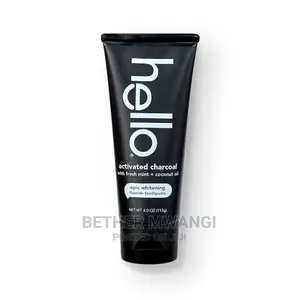 Hello Activated Charcoal Whitening Fluoride Toothpaste