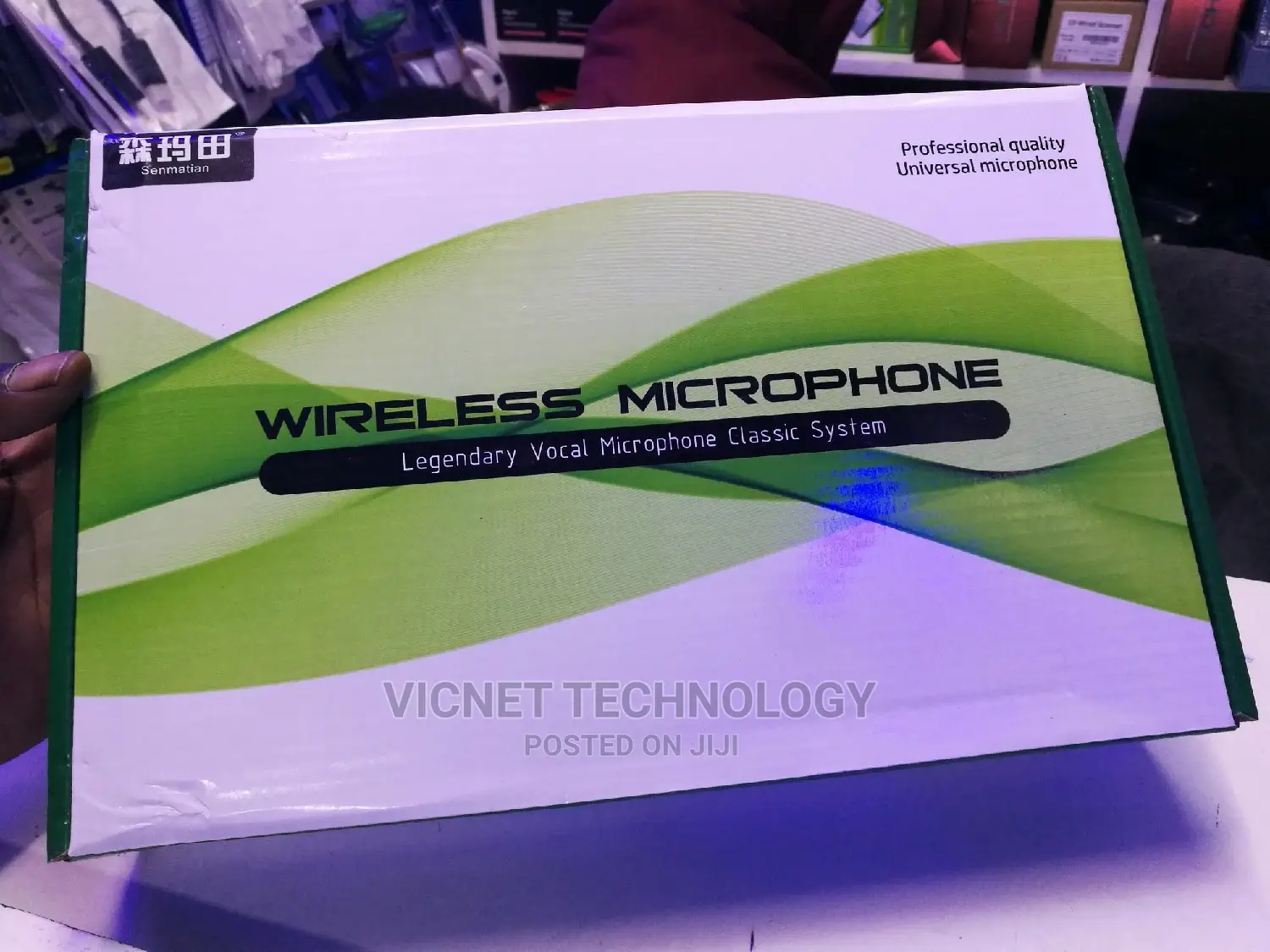 Single Cordless Wireless Lapel Microphone