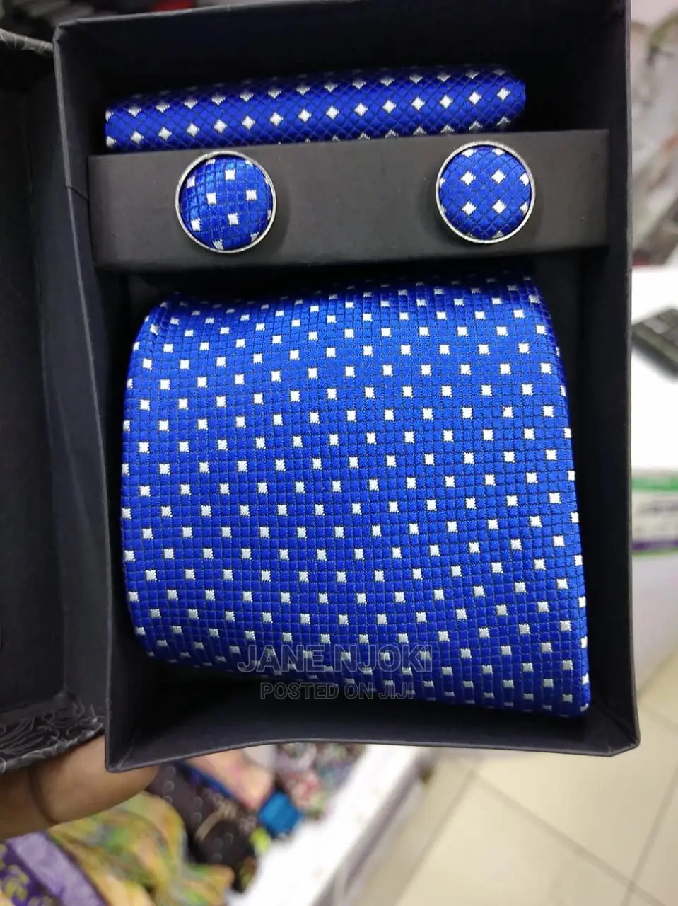 Blue Tie Packed