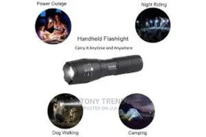 High Lumens XML T6 Flashlights With Adjustable Focus 5 Ligh