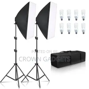 Studio Light Package 4 Lamp Holder Softbox 50x70 With Tripod