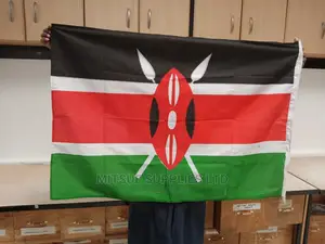 Medium Kenyan Flag 30X46 Inches