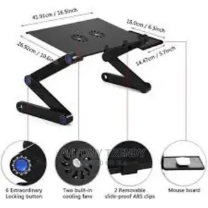 Foldable Laptop Desk Flexible PC Desk Bed Sofa Laptop Stand