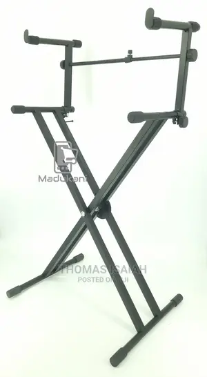 Heavy Duty, Double-Brace X" Keyboard Stand"