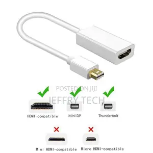 Mini Displayport Thunderbolt to HDMI Adapter Compatible iMac
