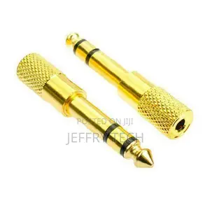 3.5mm Jack to 6.35mm Stereo Headphone Adaptor Connector 1/4