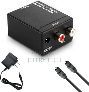 Analog RCA to Digital Optical Coax Audio Adapter Converter B