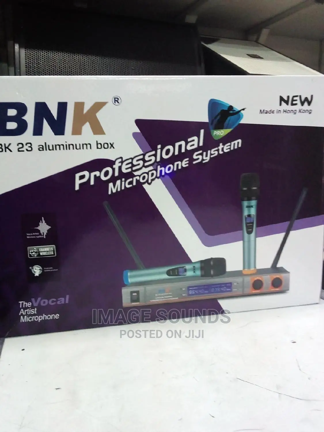 Wireless Microphone With Aluminium Box