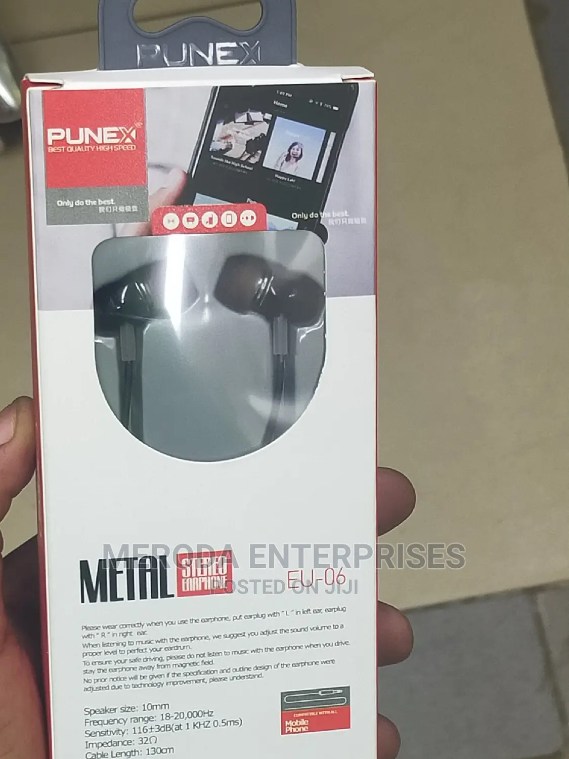 Punex Metal Stereo Earphones
