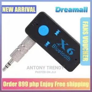 X6 Car Bluetooth Music Receiver MP3 Player TF Card Slot - BL