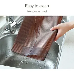 *Quality Plastic Waterproof Placemats 6pcs