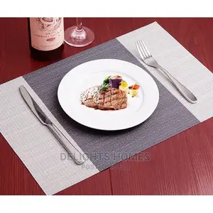 *Quality Plastic Waterproof Placemats 6pcs