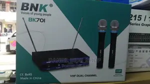 BNK BK701 VHF Dual Wireless Microphone