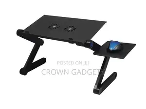 Black T8 Table for Laptop Stand for Bed